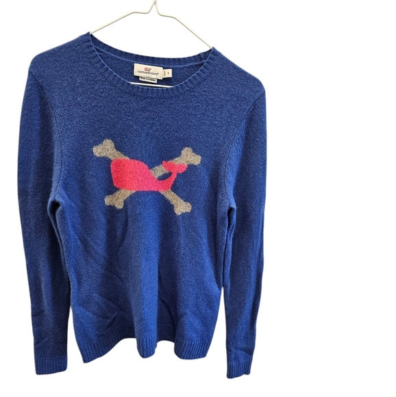 Vineyard Vines Crossbones Whale Cashmere Blend Womens - Picture 5 of 8